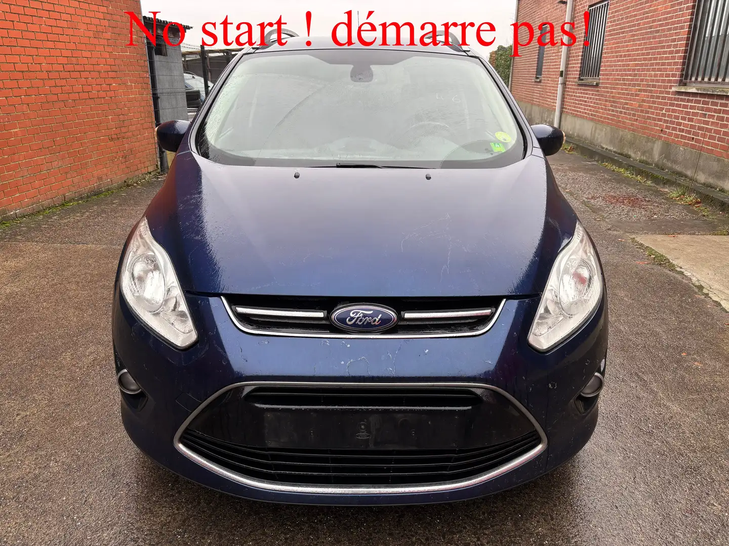 Ford Grand C-Max 1.6 TDCi no start ! démarre pas Blauw - 1