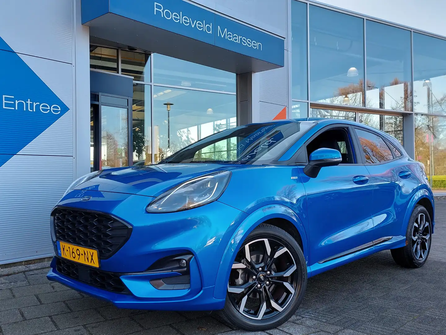 Ford Puma 1.0 EcoBoost Hybrid 125pk ST-Line X | Origineel NL Blauw - 1