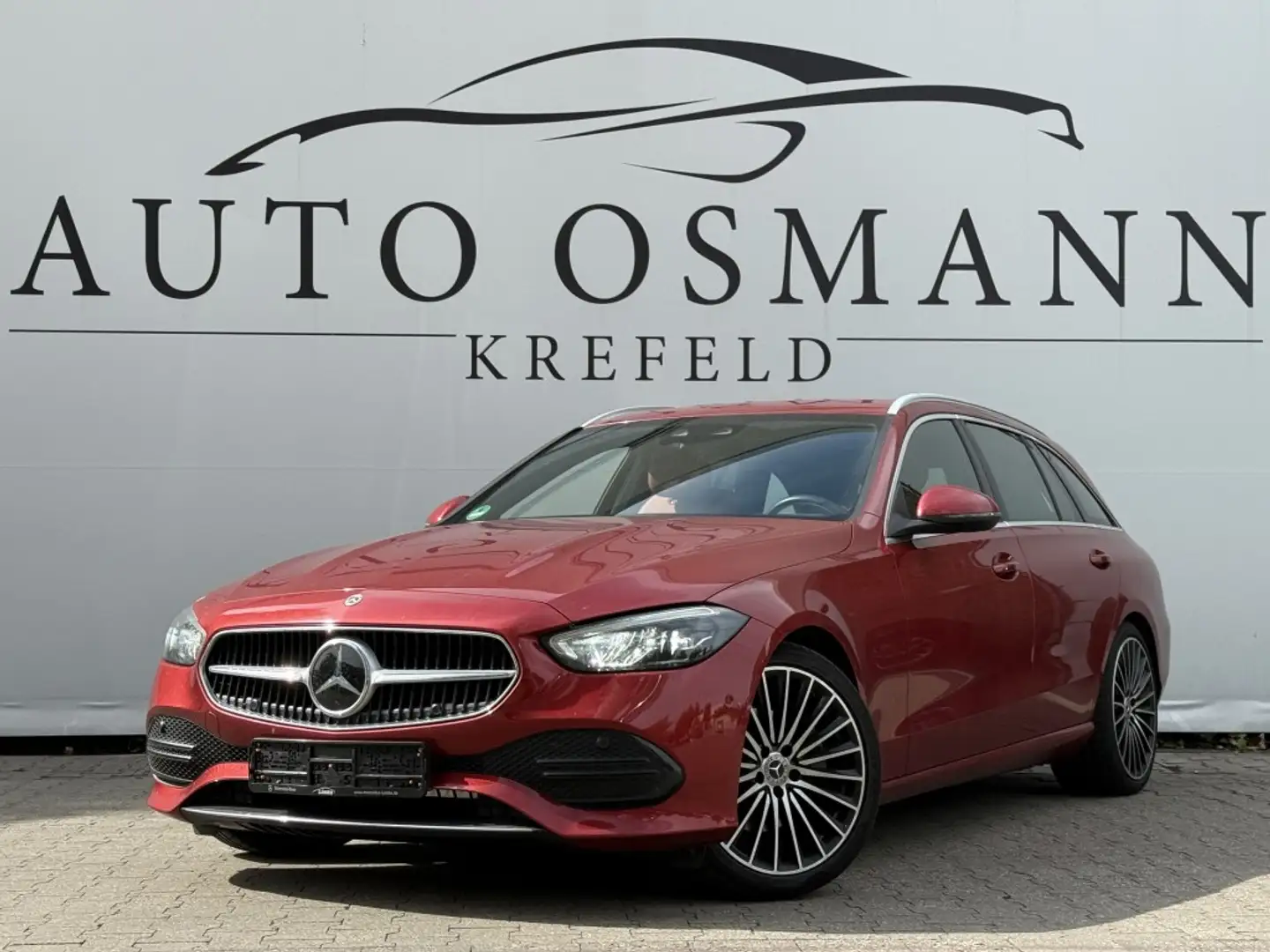 Mercedes-Benz C 220 d T 9G-TRONIC Avantgarde AMG DTR+ LED Navi Rouge - 1