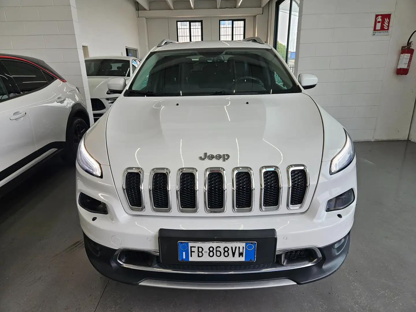 Jeep Cherokee 2.2 mjt II Limited 4wd 200cv auto Bianco - 2