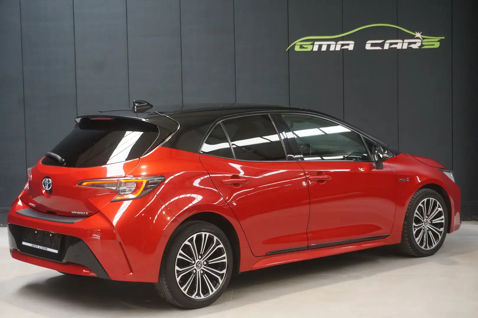 Toyota Corolla 1.8 Hybrid Automaat-Navi-Cam-Keyless-Garantie Rouge - 2