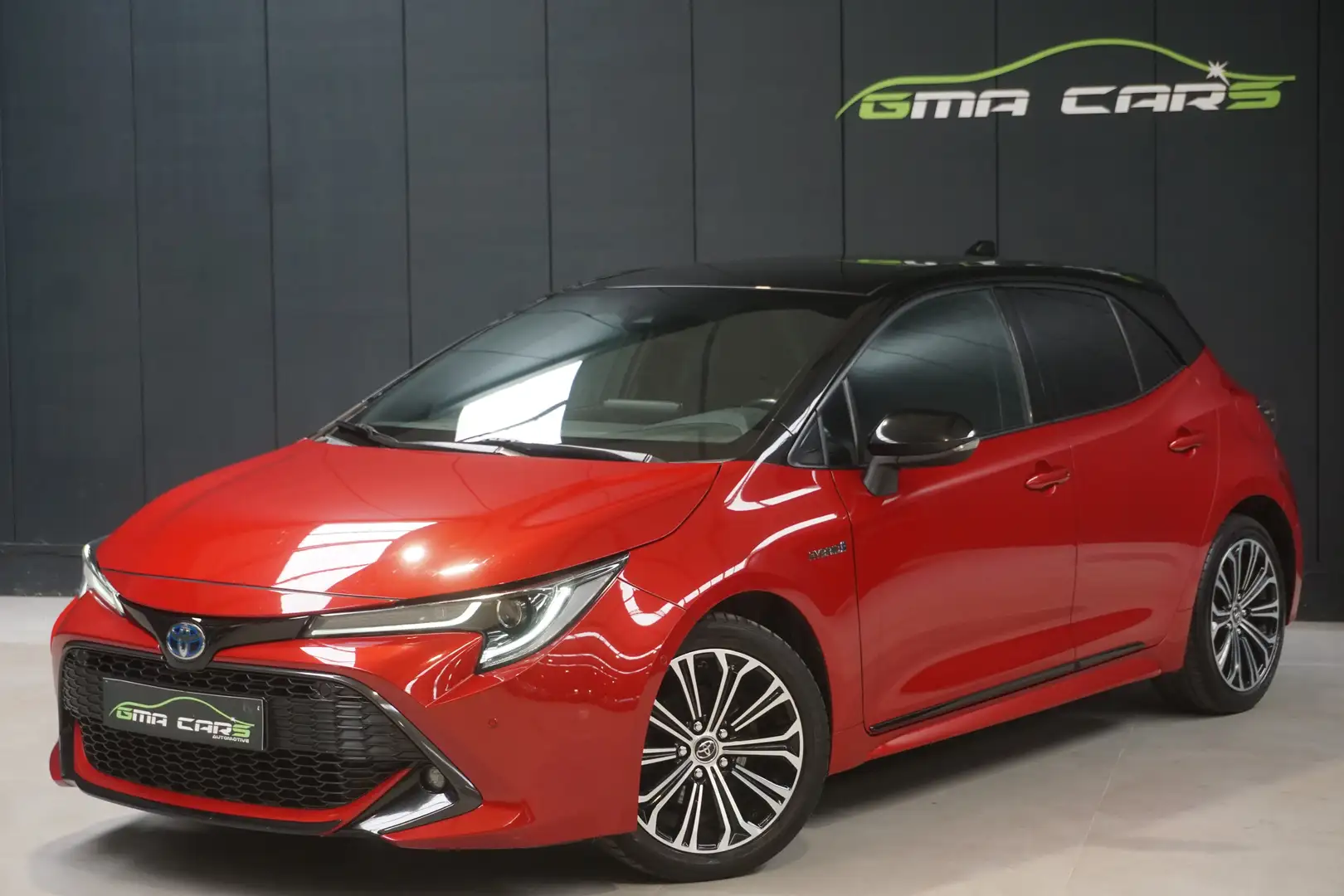 Toyota Corolla 1.8 Hybrid Automaat-Navi-Cam-Keyless-Garantie Rouge - 1