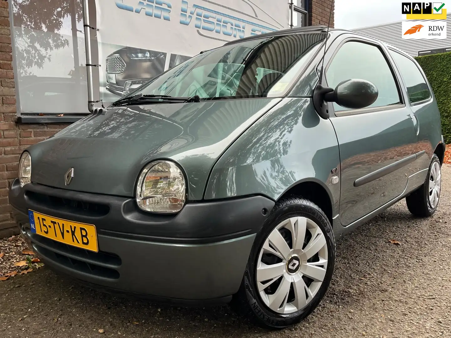 Renault Twingo 1.2-16V Emotion|Nw APK|CV|Airco|Pano| Groen - 1