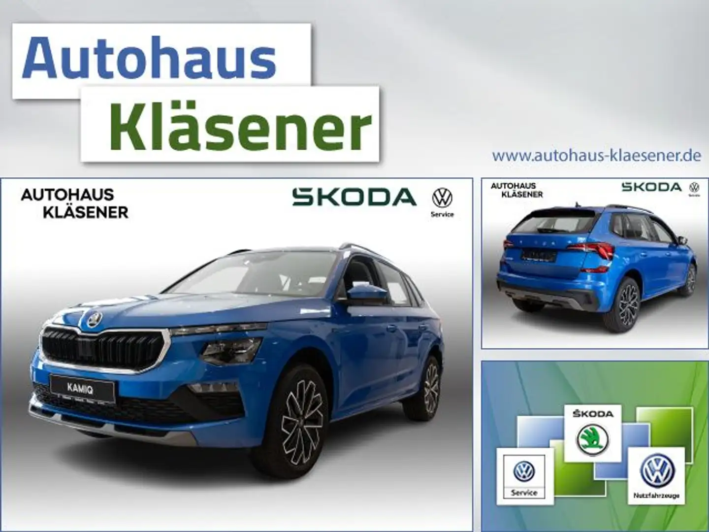 Skoda Kamiq Tour 1,0 TSI DSG Bluetooth LED Klima Azul - 1