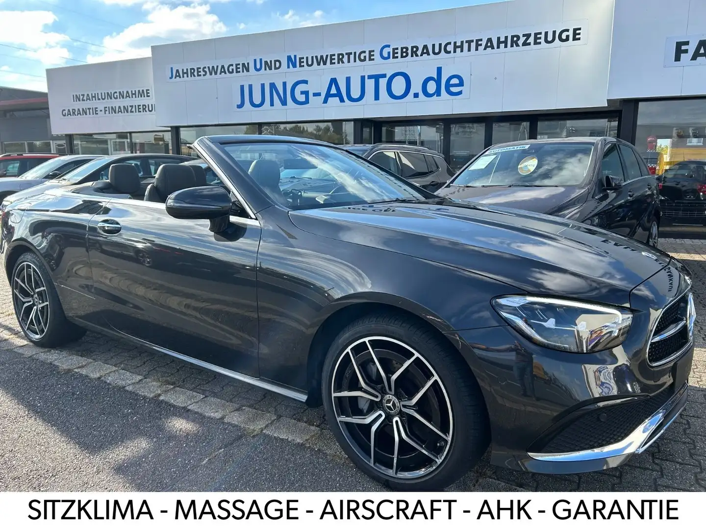 Mercedes-Benz E 300 d 4Matic Cabrio 1.HD. DISTR.TWA AHK AIRCAP Gris - 1