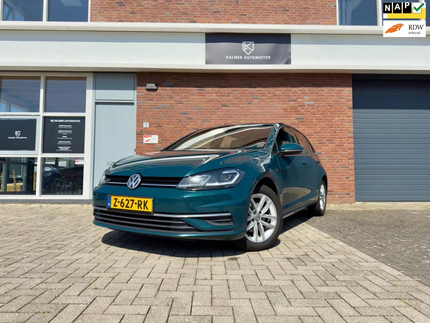 Volkswagen Golf 7.5 1.0 TSI R-line DSG DIGITAL DASH *UNIEK* Groen - 1