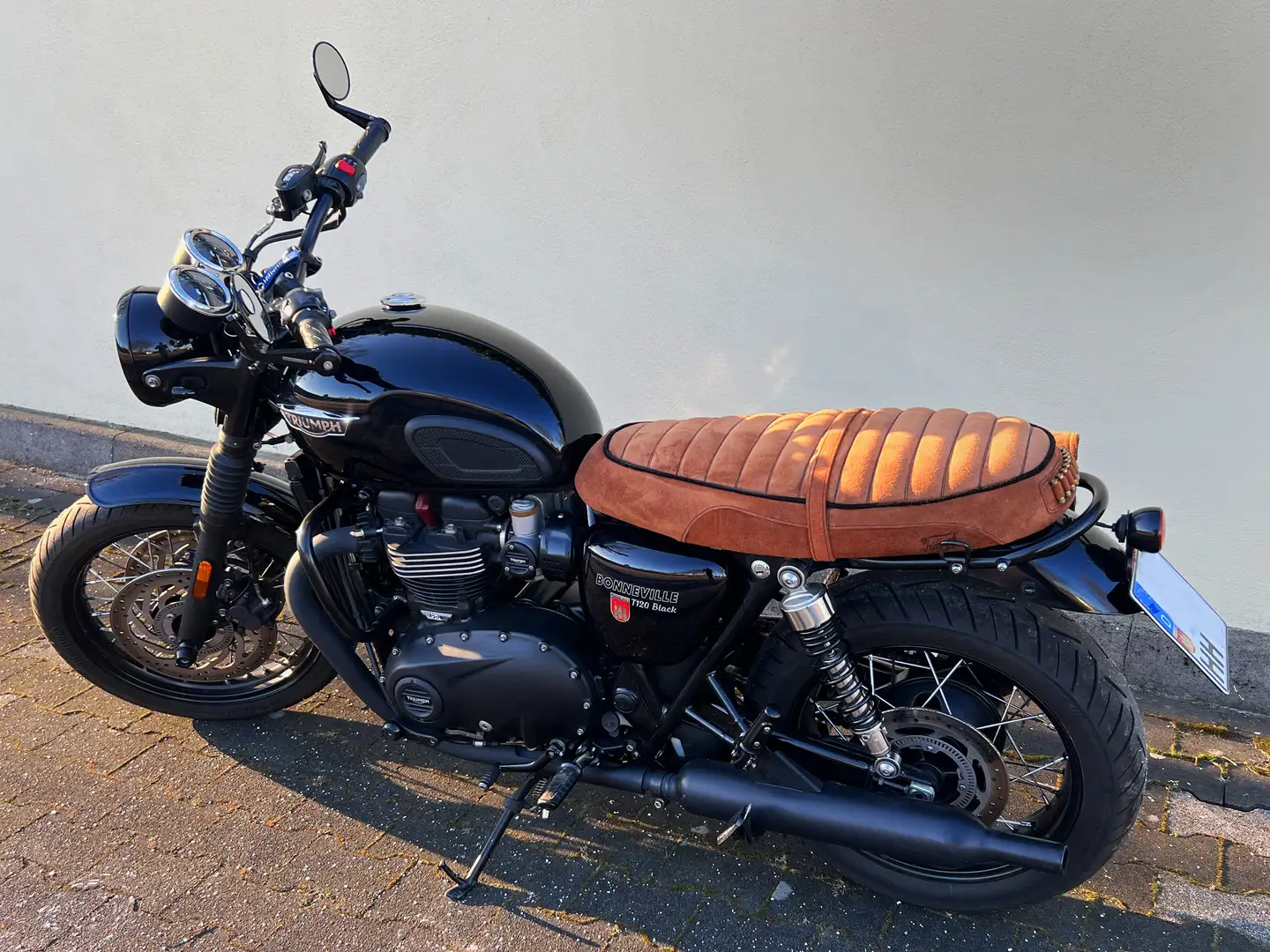 Triumph Bonneville T120 B L A C K Negru - 2