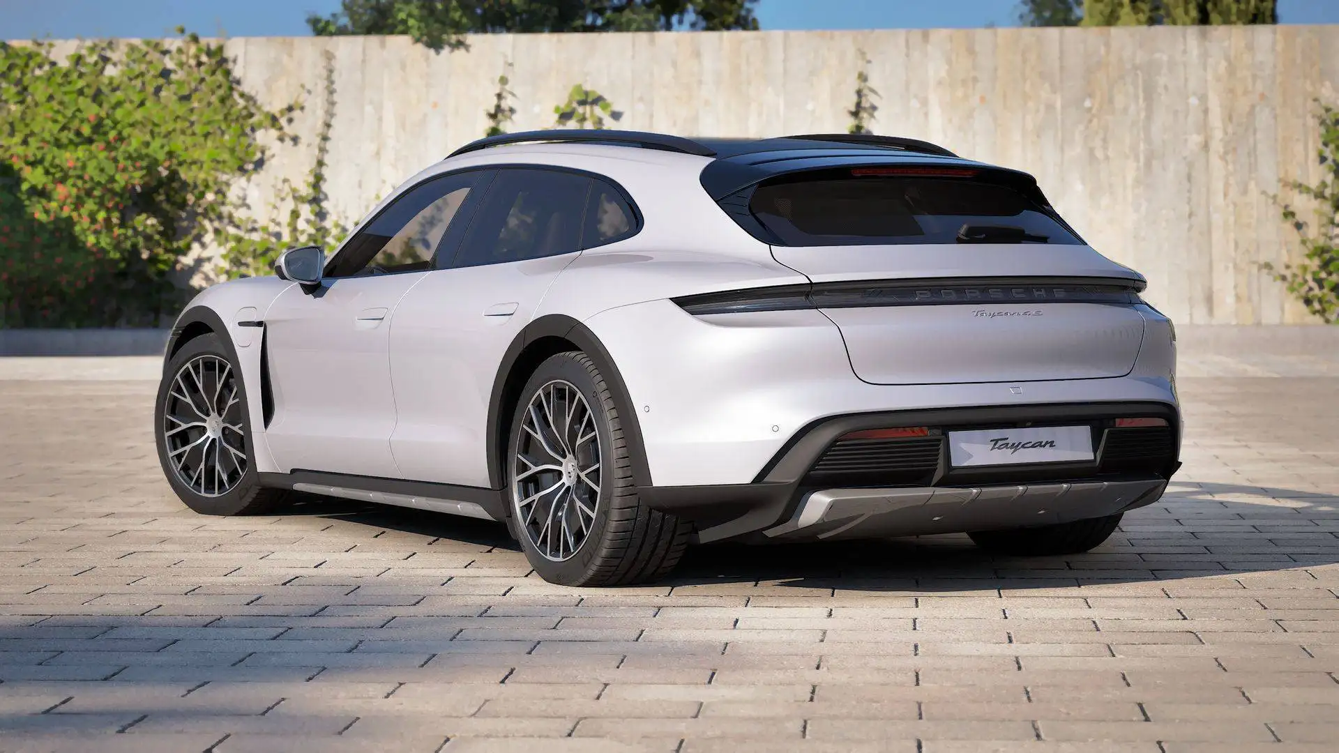 Porsche Taycan 4s Cross Turismo 105 kWh/PERF BATT+/CHRONO/AIR SUSP/HD-MATRIX/BOSE/18-WAY/INNO/ZETEL VERW. VENTIL./PANO Gris - 2