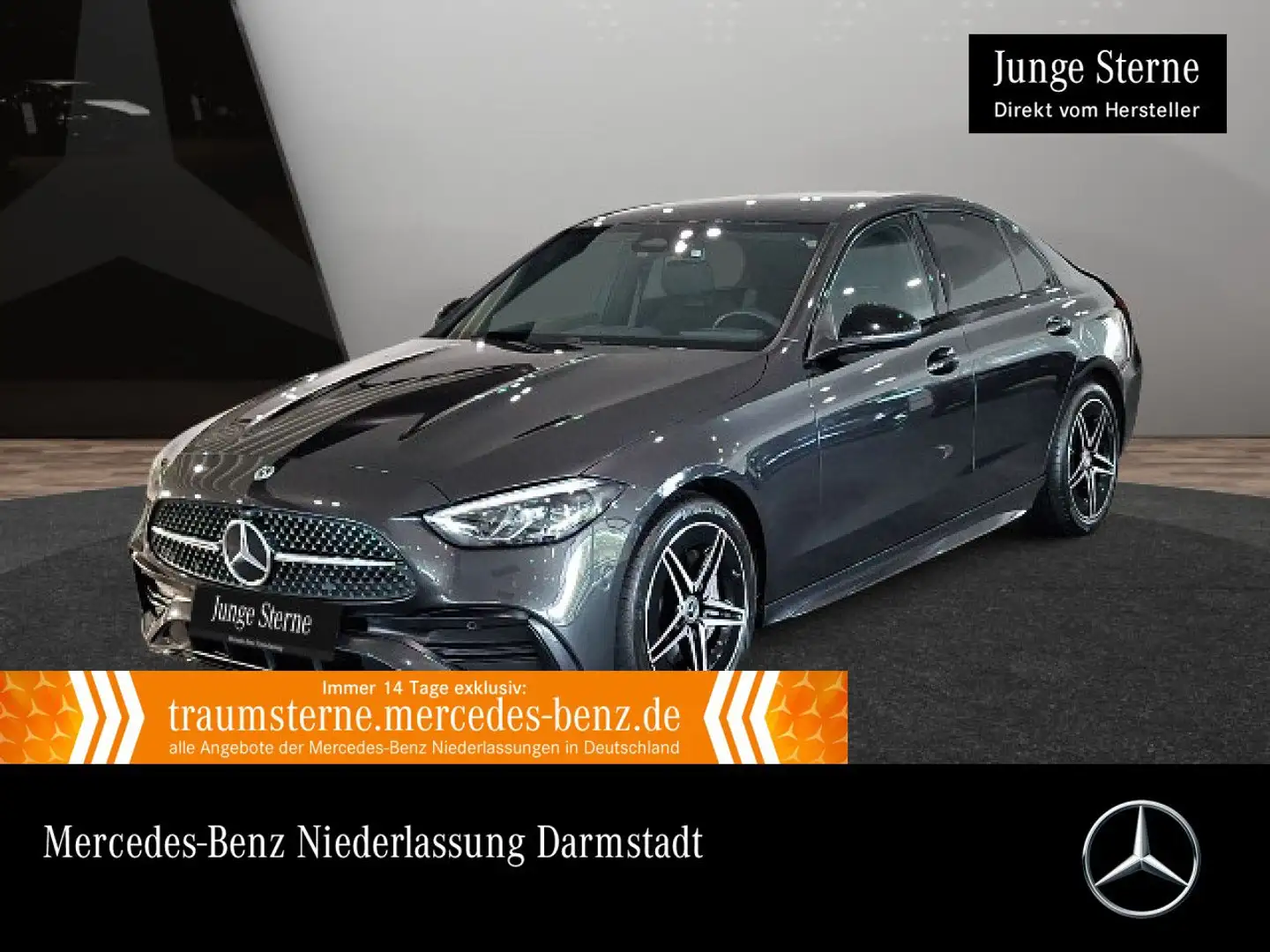 Mercedes-Benz C 180 AMG+NIGHT+PANO+LED+KAMERA+TOTW+KEYLESS+9G Gris - 1