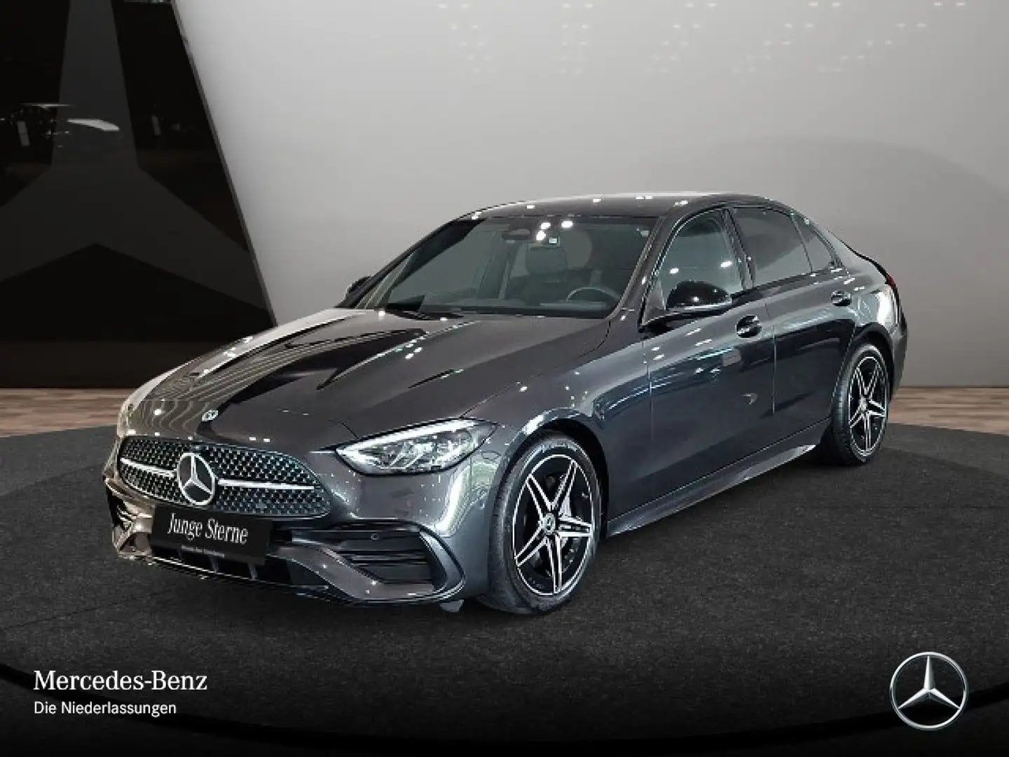 Mercedes-Benz C 180 AMG+NIGHT+PANO+LED+KAMERA+TOTW+KEYLESS+9G Gris - 2