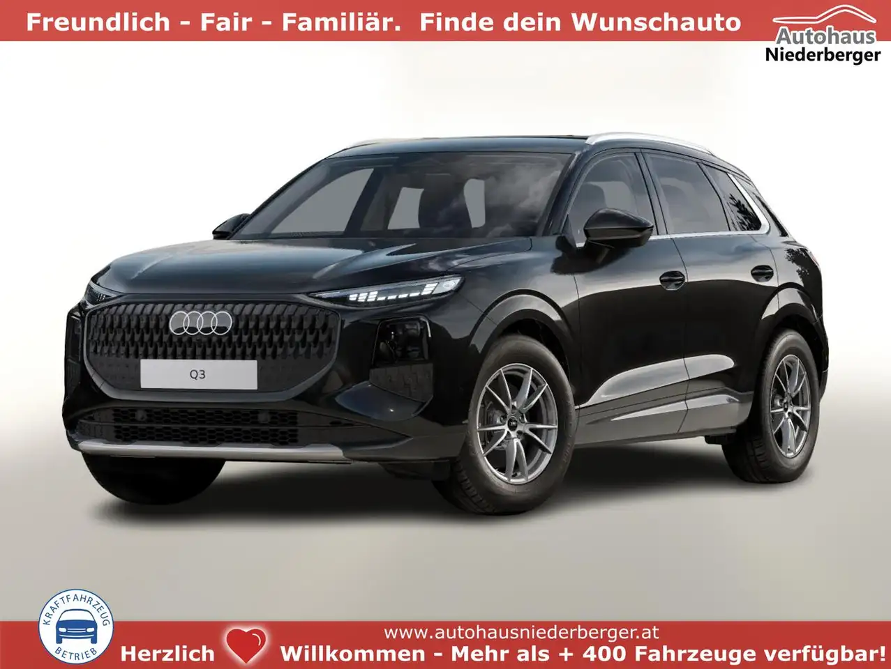Audi Q3 Intense Tech LED+ KlimaP MMI+ Keyl ACC PrivG eH...