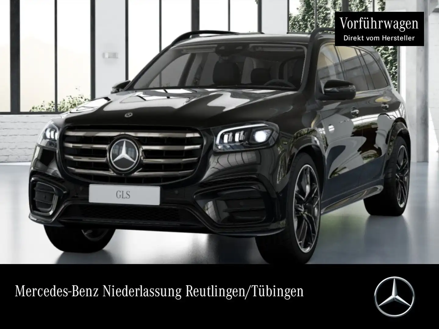 Mercedes-Benz GLS 450 d 4M AMG+NIGHT+PANO+360+AHK+MULTIBEAM+SPUR Schwarz - 1