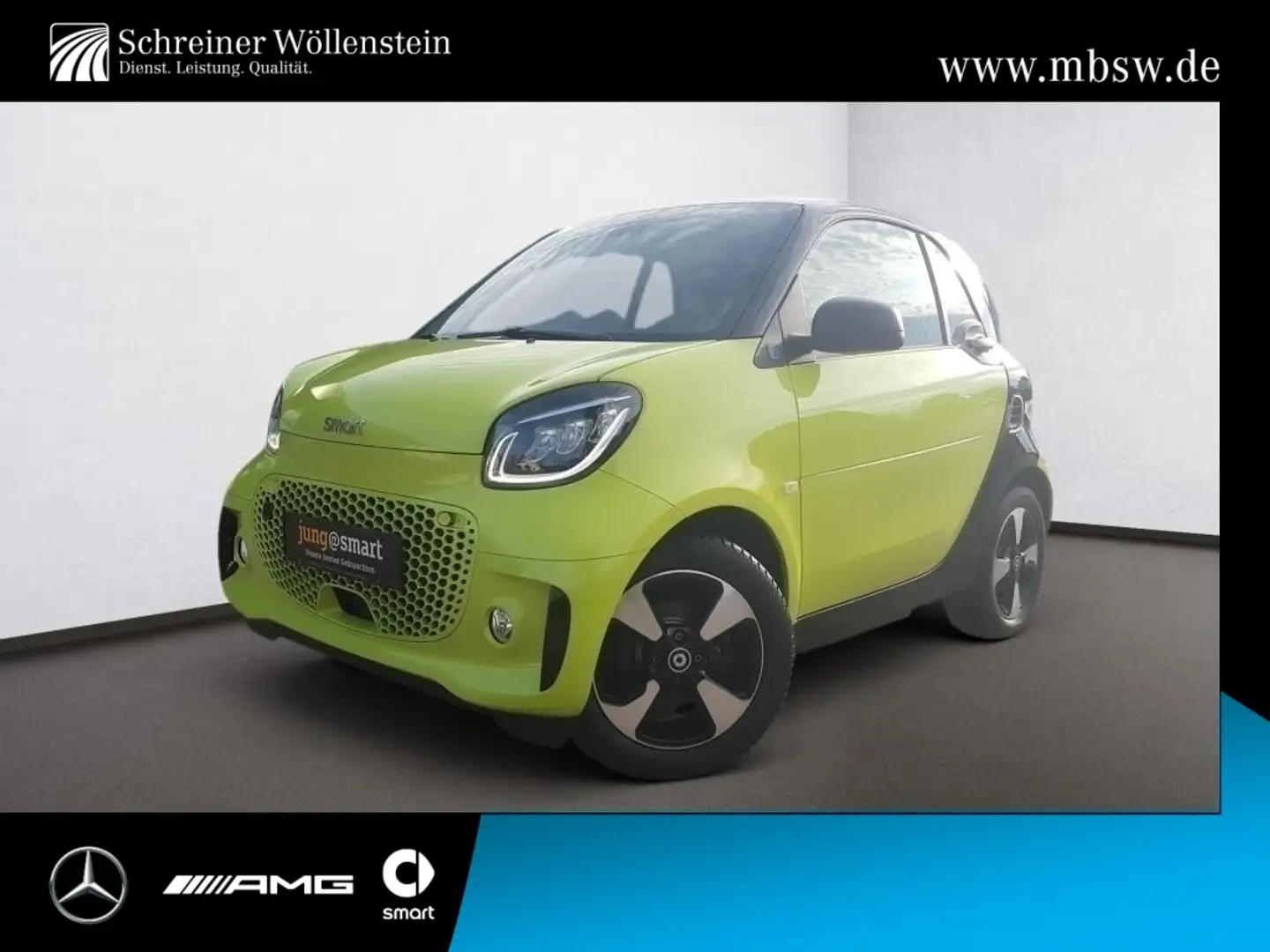 smart forTwo EQ  passion Exclusive RfKam Pano SHZ LED Groen - 1