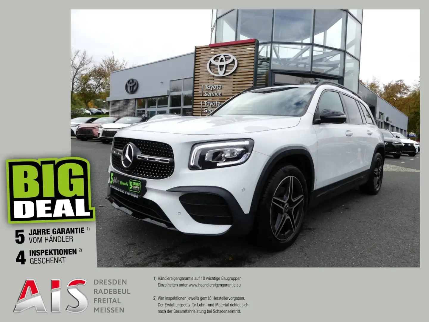 Mercedes-Benz GLB 200 AMG Line LED+Navi+SHZ+Fernlichtass.+Kam. Blanc - 1