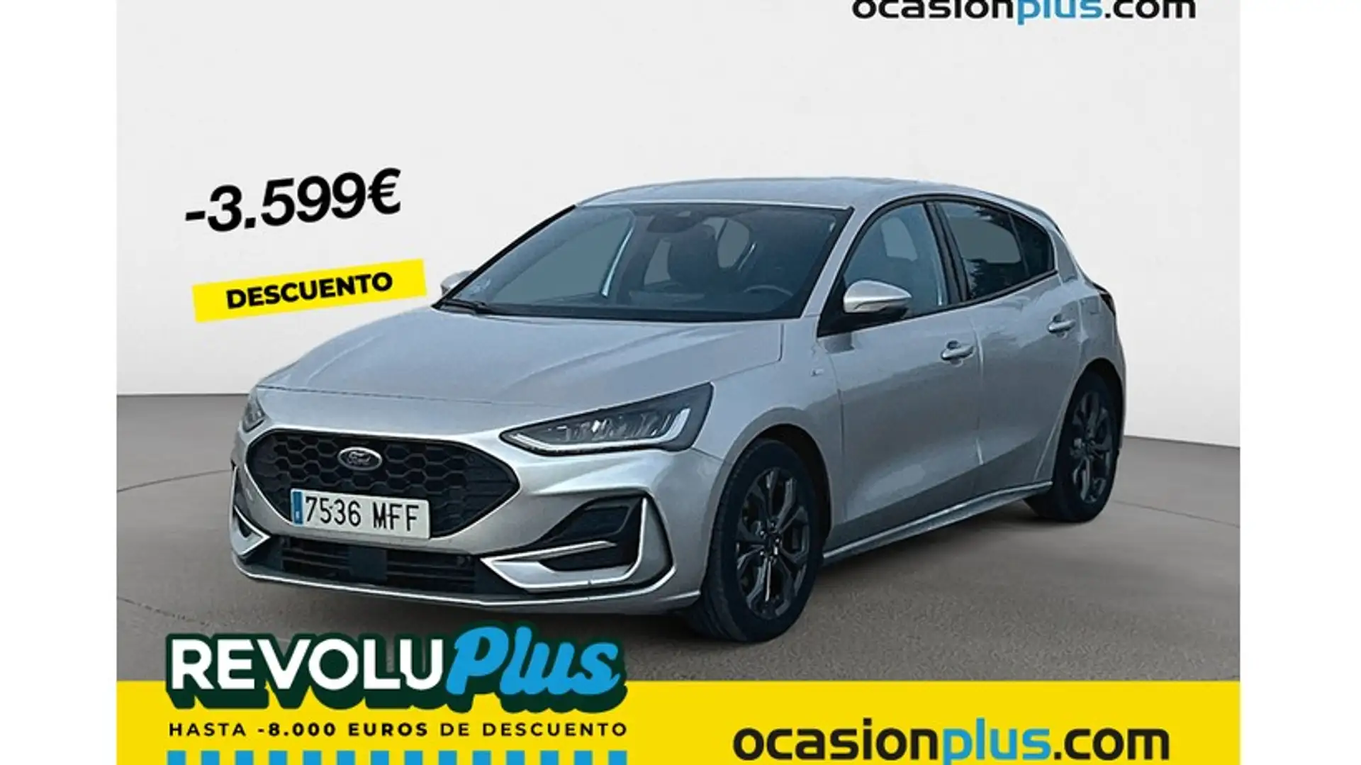 Ford Focus 1.0 Ecoboost MHEV ST-Line 125 Aut. Plateado - 1