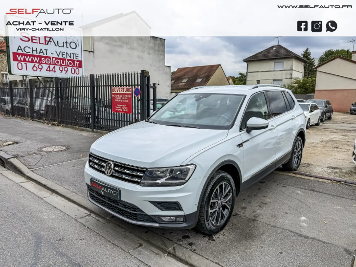 Volkswagen Tiguan Allspace 2.0 TDI 150CH CONFORTLINE BUSINESS 4MOTION DSG7 EURO6D-T Blanc - 1