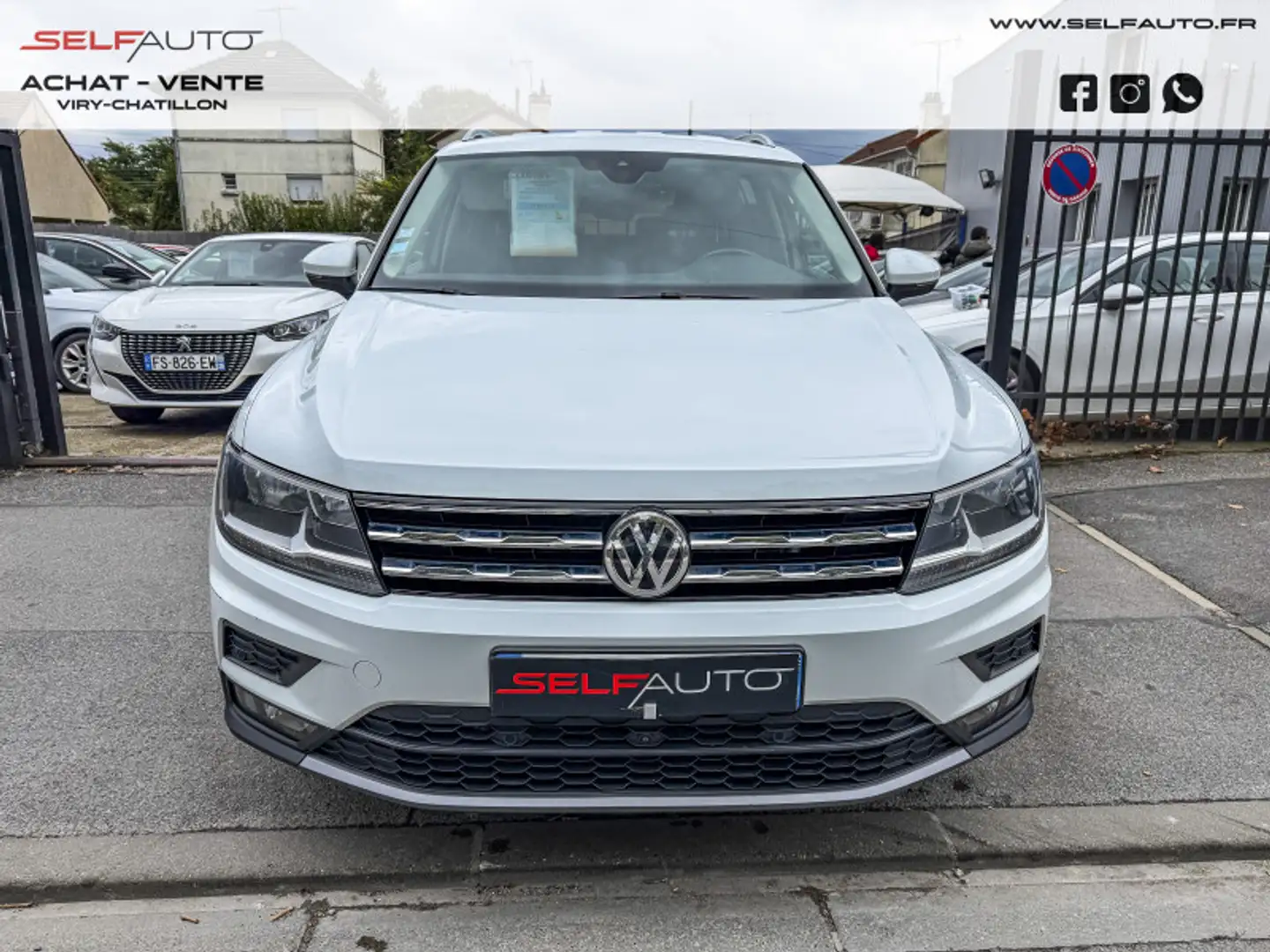 Volkswagen Tiguan Allspace 2.0 TDI 150CH CONFORTLINE BUSINESS 4MOTION DSG7 EURO6D-T Blanc - 2