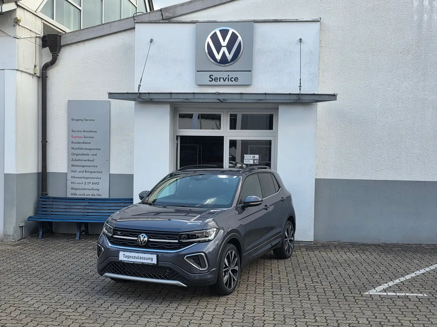 Volkswagen T-Cross R-Line 1.5 TSI DSG, IQ.Light, AHK, 4 J.Garantie Grau - 1