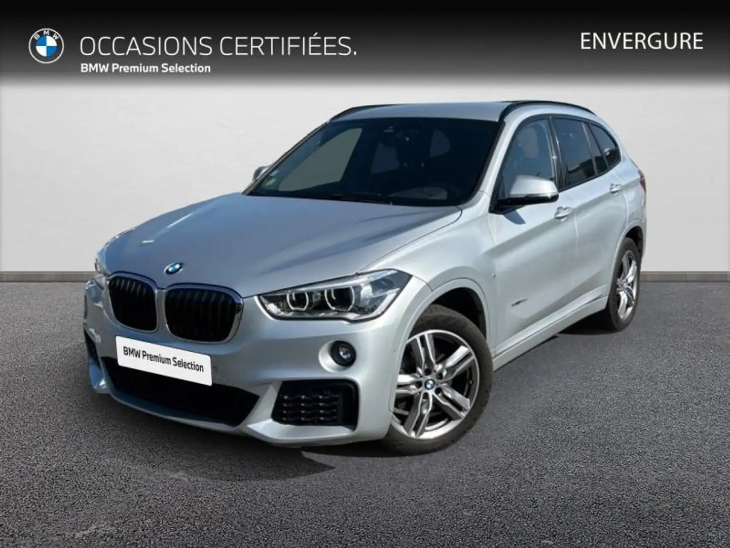 BMW X1 sDrive18dA 150ch M Sport Argent - 1