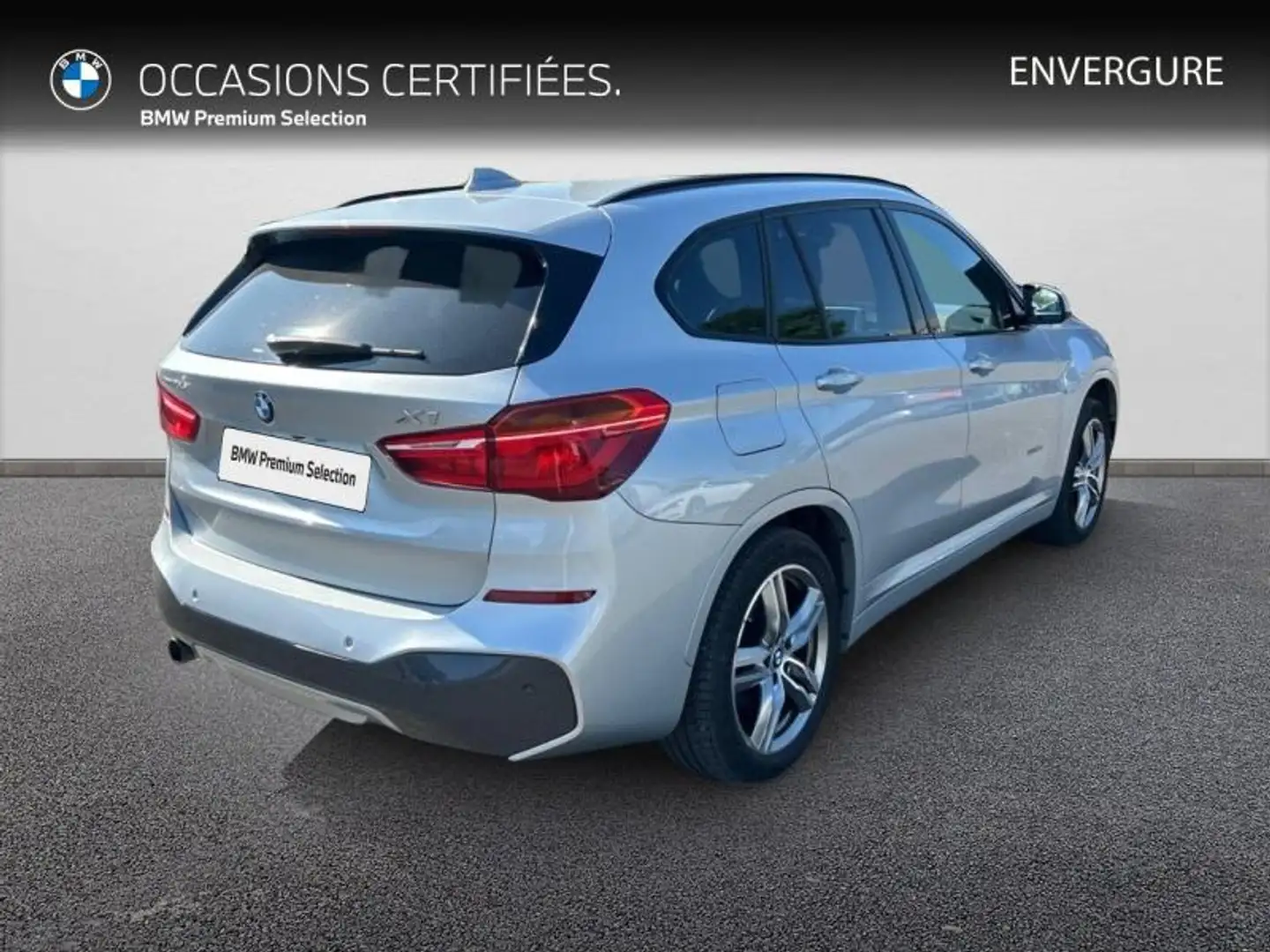 BMW X1 sDrive18dA 150ch M Sport Argent - 2