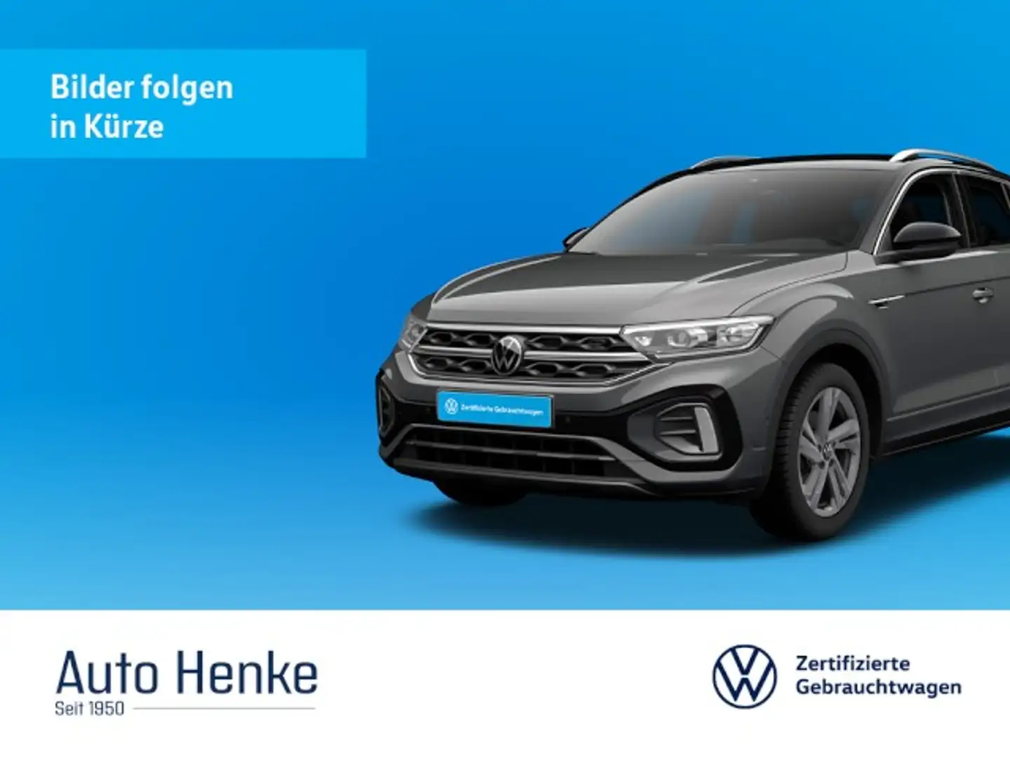Volkswagen T-Roc 1.5 TSI DSG STYLE + NAVI AHK + KLIMA Klima Navi Grau - 1