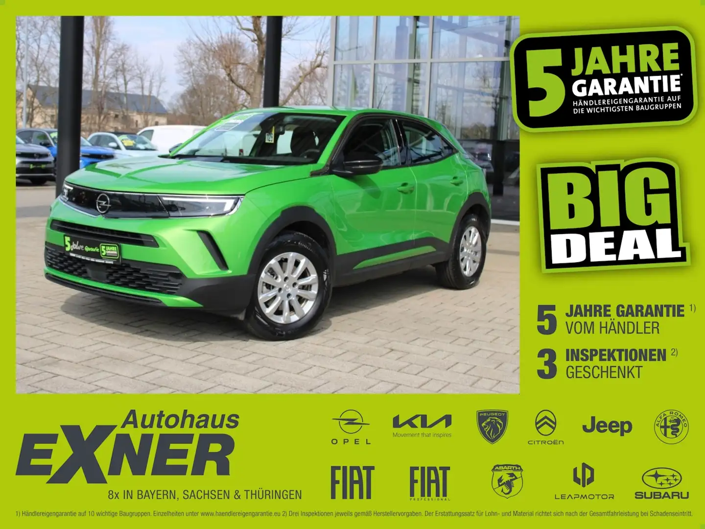 Opel Mokka-E EDITION LED+Fernlichtass.+KlimaA+LM+AUT Vert - 1
