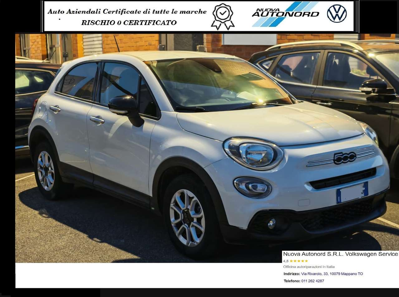 Fiat 500X 500X 2022 1.0 t3 Club 120cv