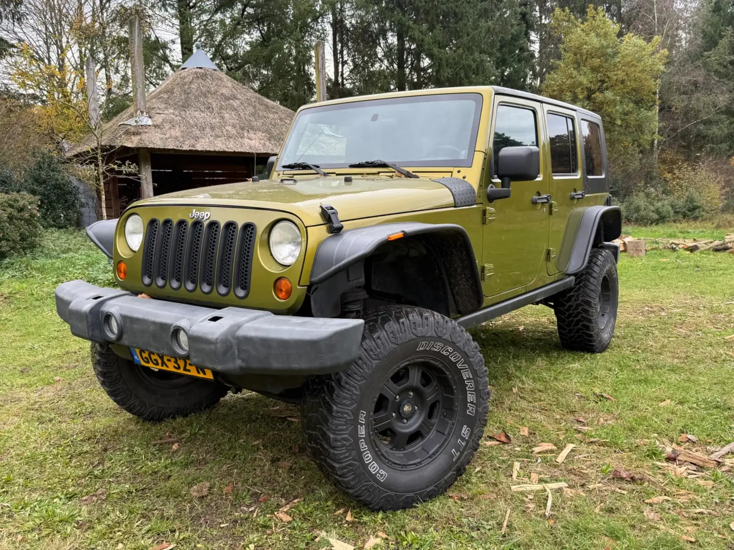 Jeep Wrangler Unlimited 2.8 CRD Leer | Automaat | Softtop & hard Groen - 1