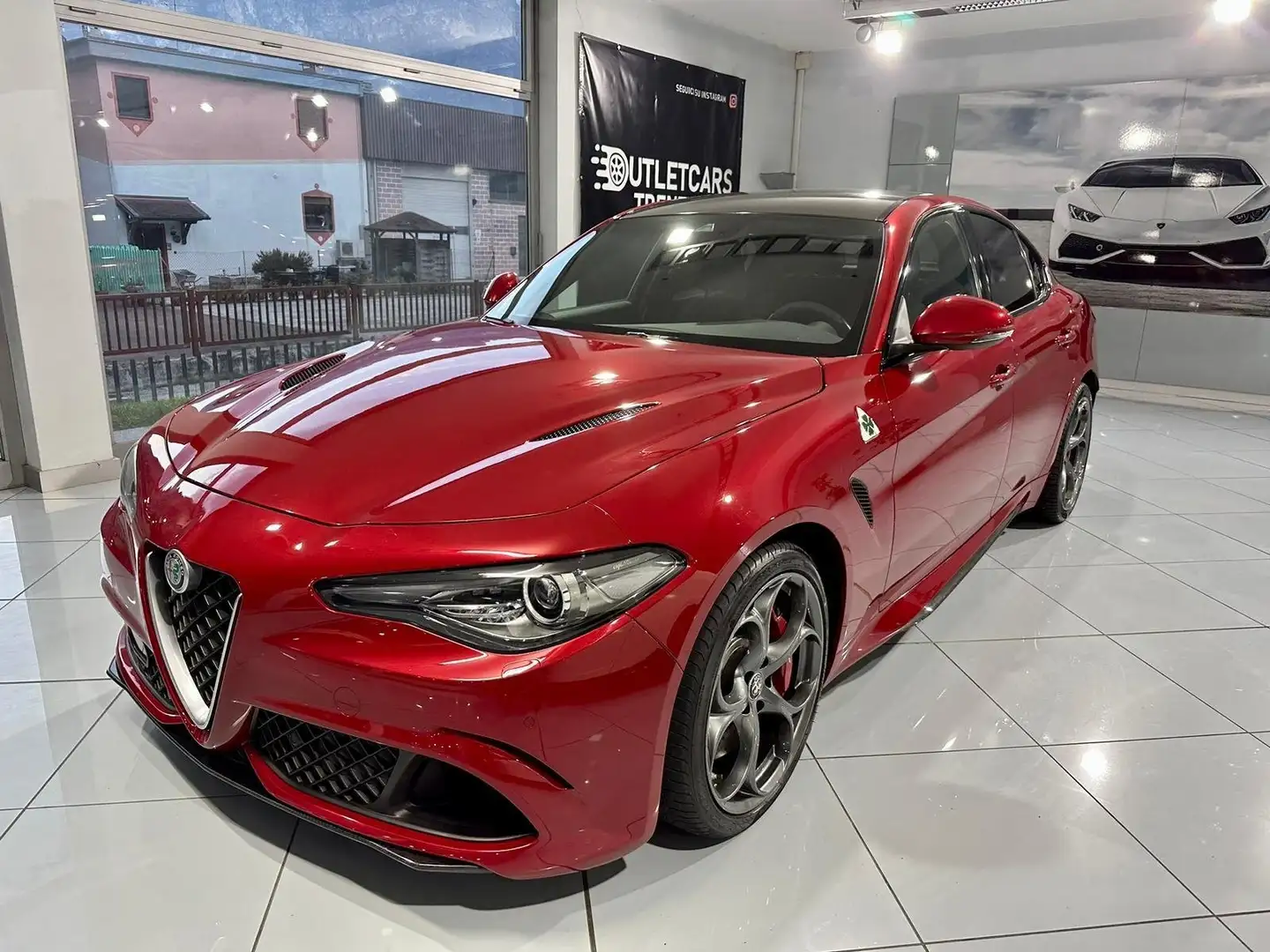 Alfa Romeo Giulia 2.9 t V6 Quadrifoglio 510cv MANUALE Rosso - 1