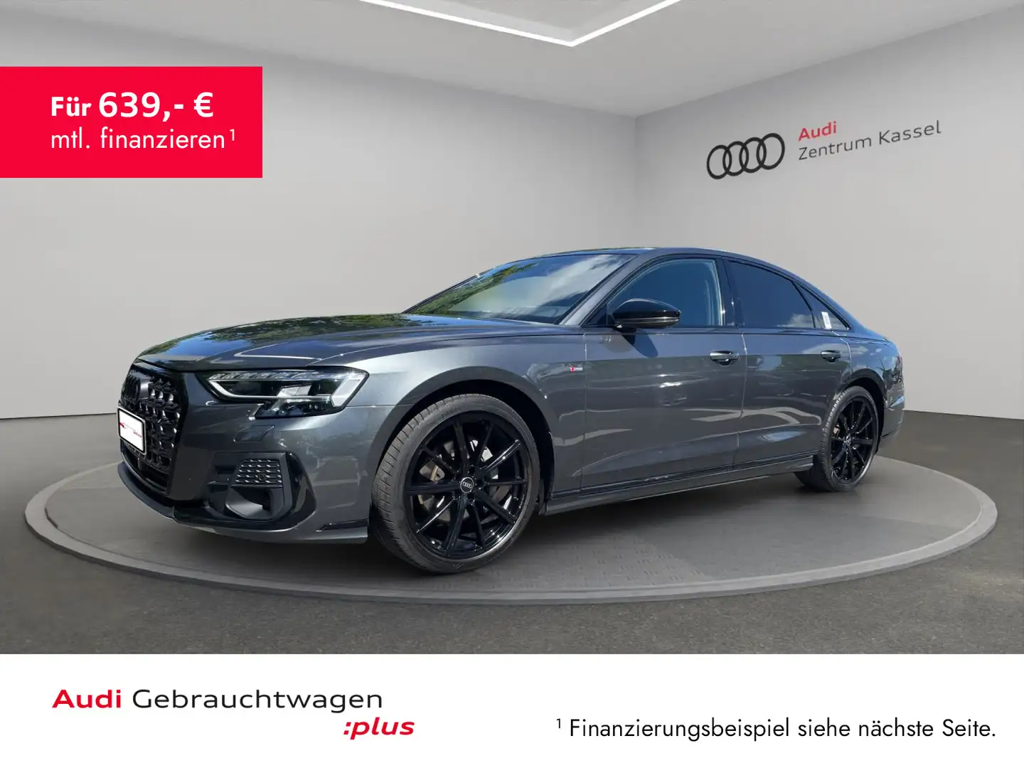 Audi A8 50 TDI qu. S line Matrix B&O Pano Kam. Leder Szary - 1