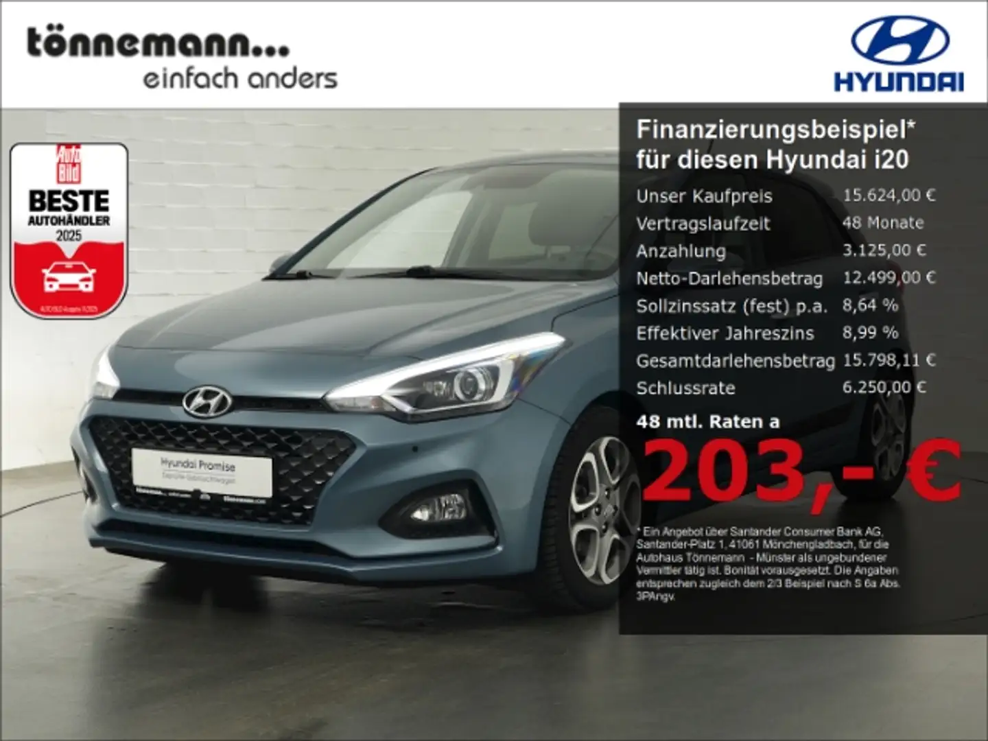 Hyundai i20 STYLE DCT+NAVI+RÜCKFAHRKAMERA+SITZ-/LENKRADHEIZUNG Azul - 1