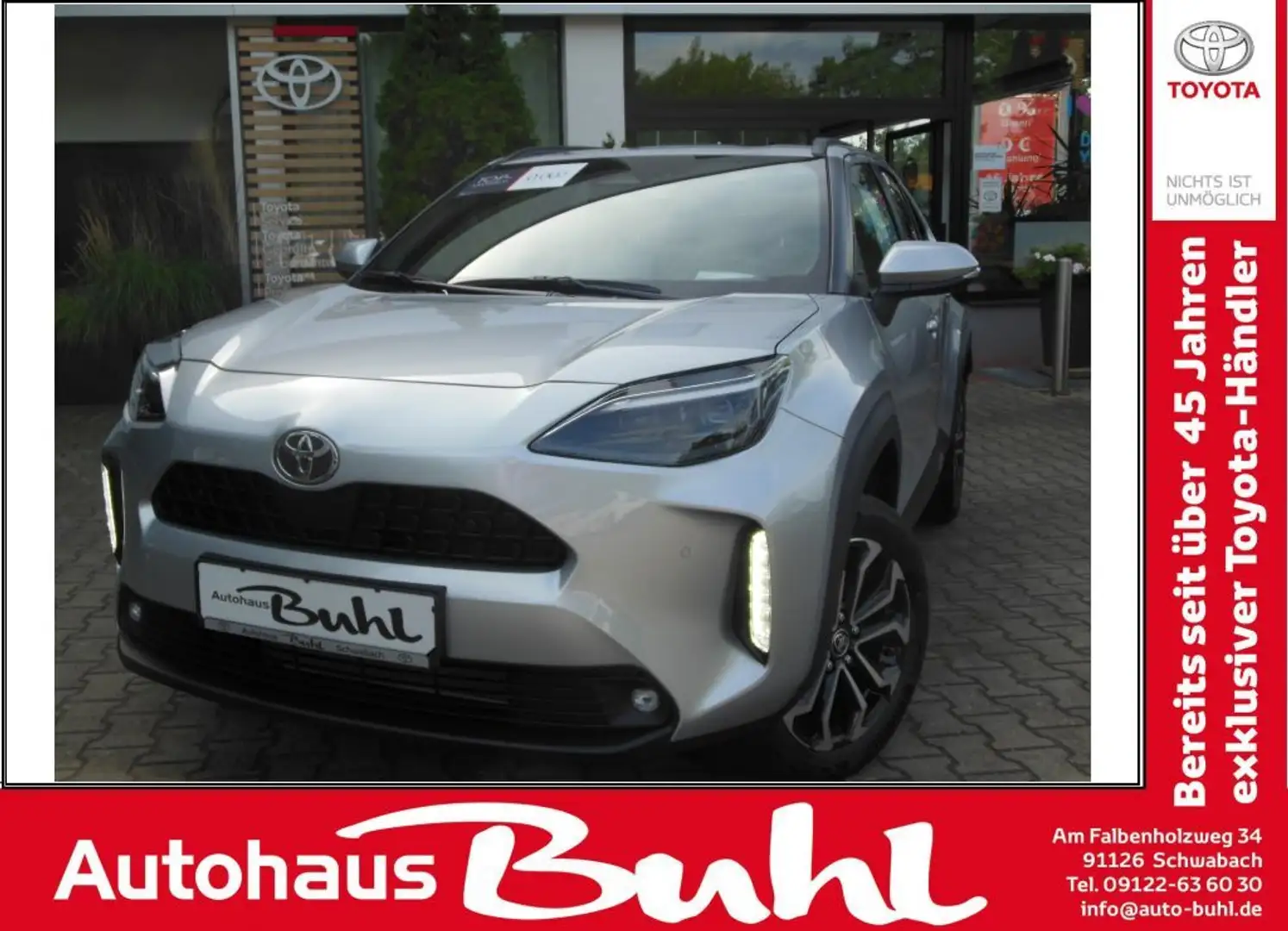 Toyota Yaris Cross Hybrid 130 1.5 VVT-i Teamplayer* m. Safety+Winter Argent - 1