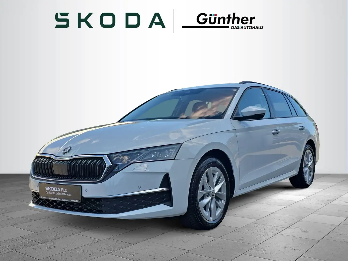 Skoda Octavia Combi 1.5 TSI DSG Selection+AHK+PANORAMA Weiß - 2