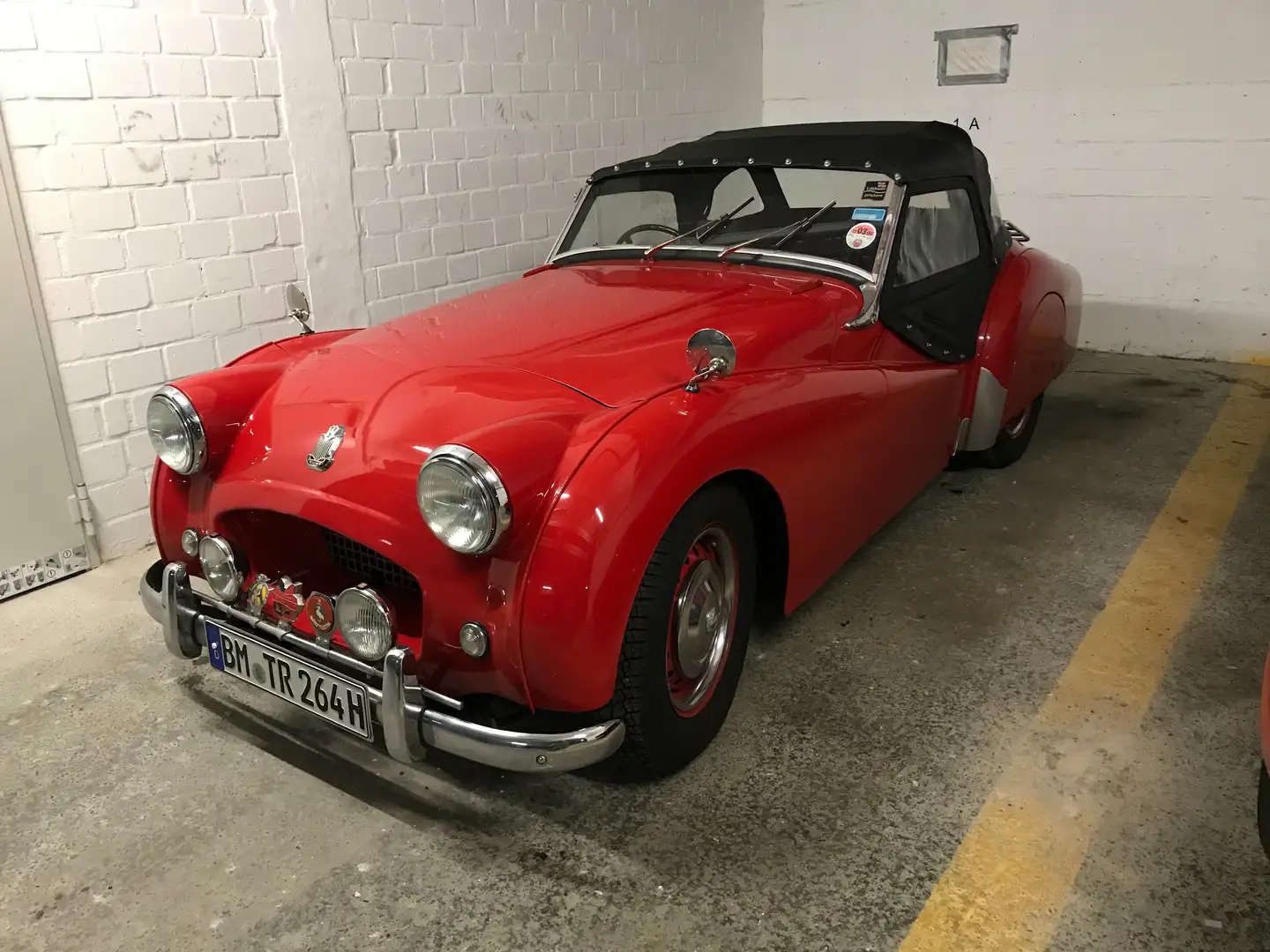 Triumph TR2 Longdoor / Jabbeke Version Rouge - 1