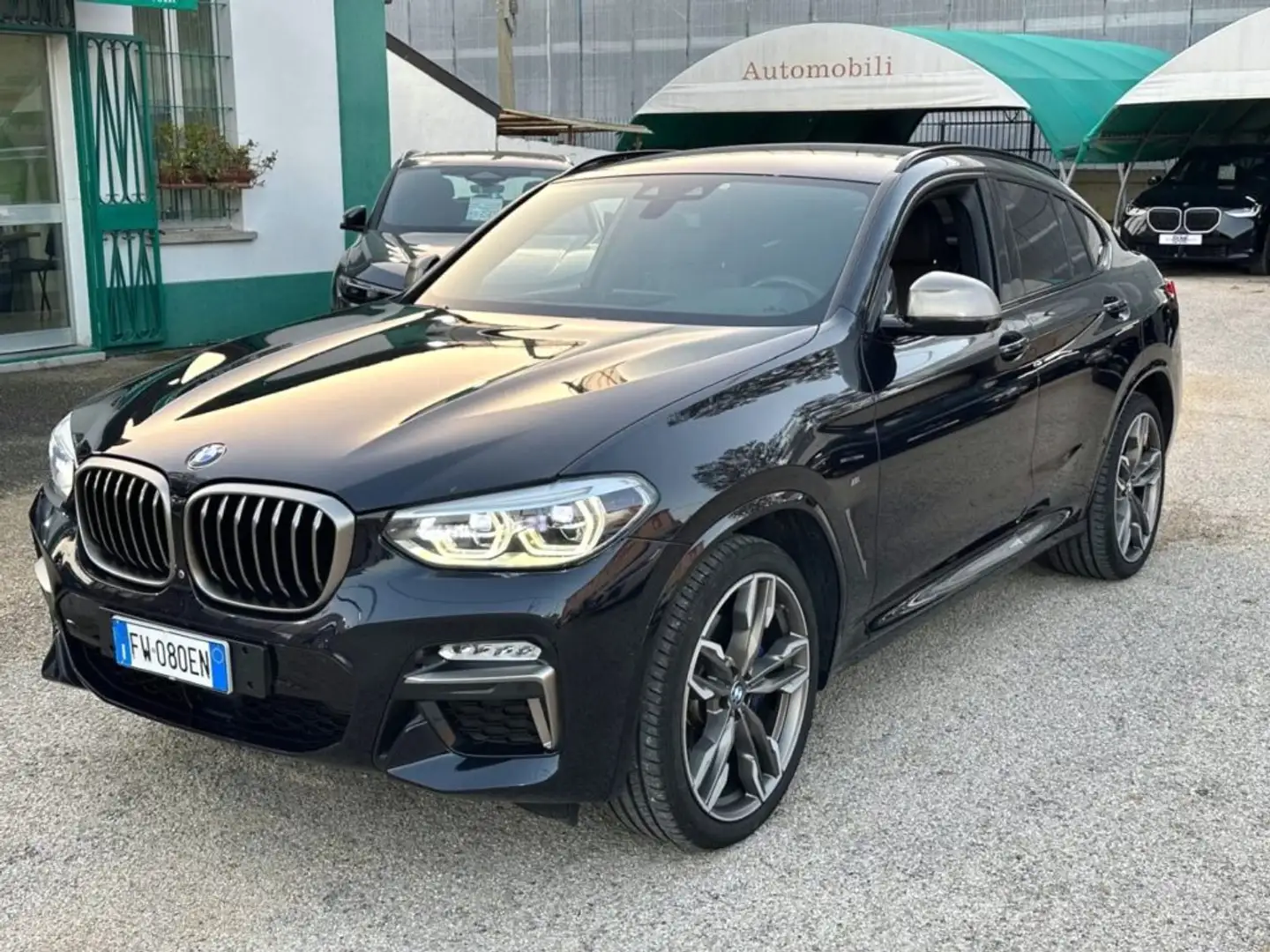 BMW X4 XDRIVEM40d UNIPRO AUTO 4X4 TETTO C21 RADAR PELLE Nero - 2