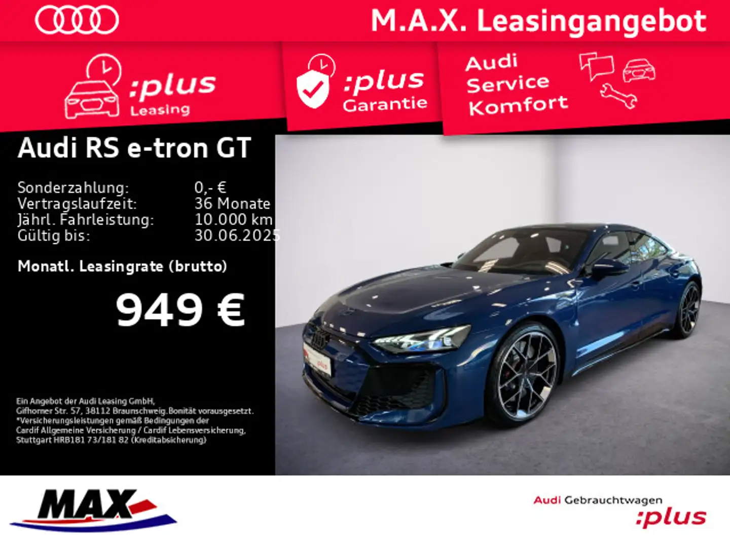 Audi RS e-tron GT QU MATRIX+PANO+B&O+HUD+REMOTE+ Blau - 1