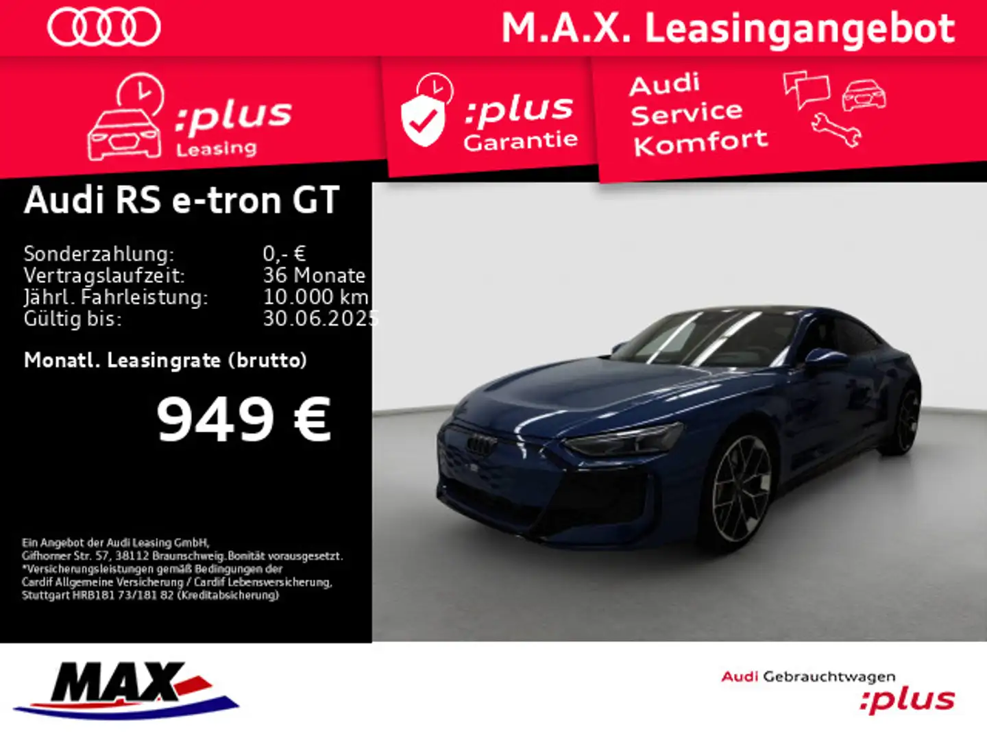 Audi RS e-tron GT QU MATRIX+PANO+B&O+HUD+REMOTE+ Albastru - 1