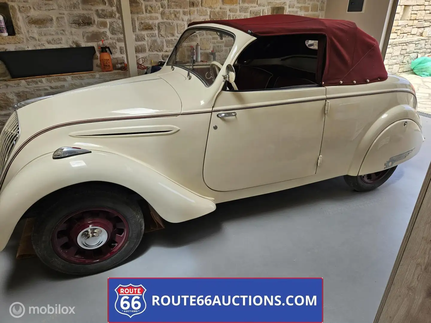 Peugeot 202 Cabriolet 1938 | Route 66 auctions Bílá - 1