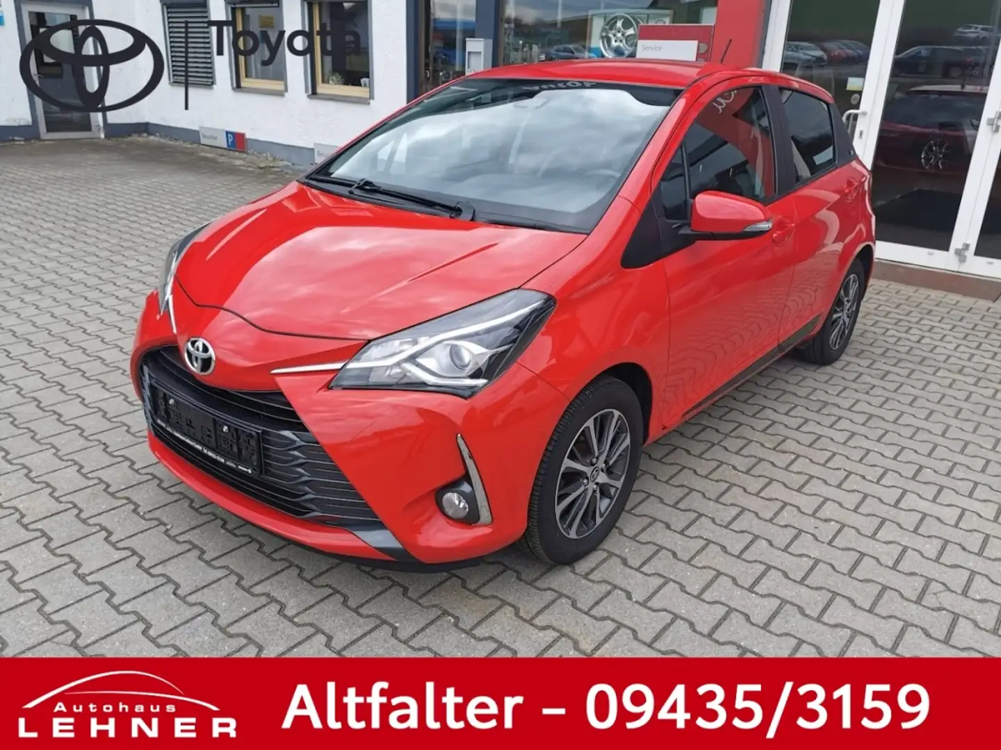 Toyota Yaris 1.5 Y20 Club KAMERA+SHZ+SUNSET Rot - 1