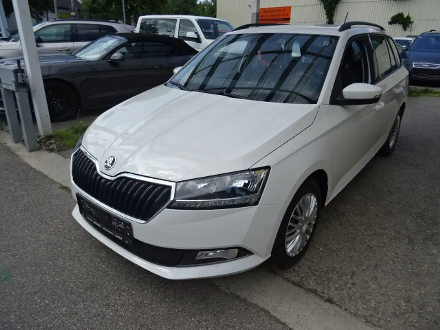 Skoda Fabia Combi 125 1,0 TSI Weiß - 1