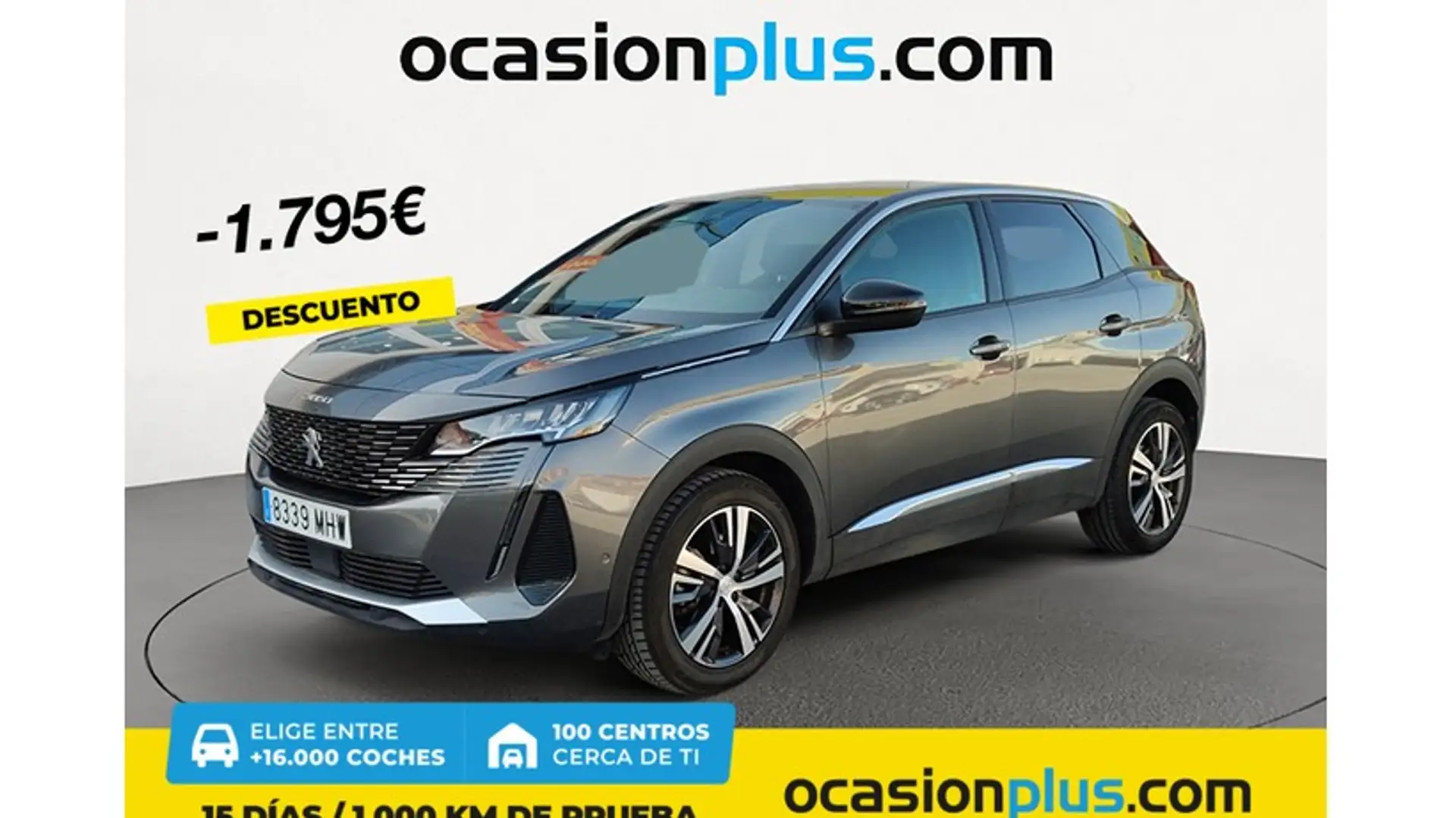 Peugeot 3008 1.2 PureTech S&S Allure 130 Plateado - 1