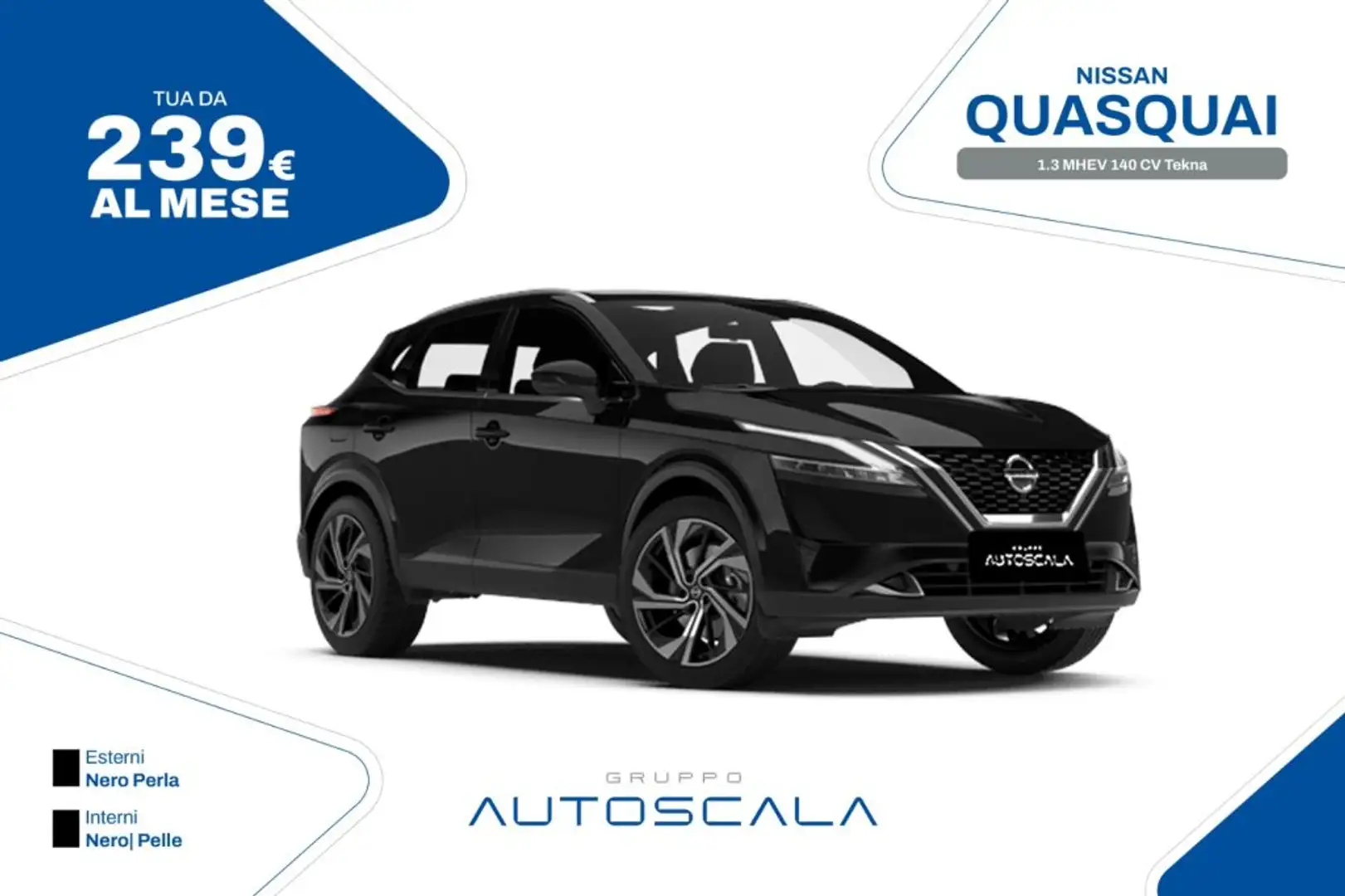 Nissan Qashqai 1.3 MHEV 140 CV Tekna Nero - 1