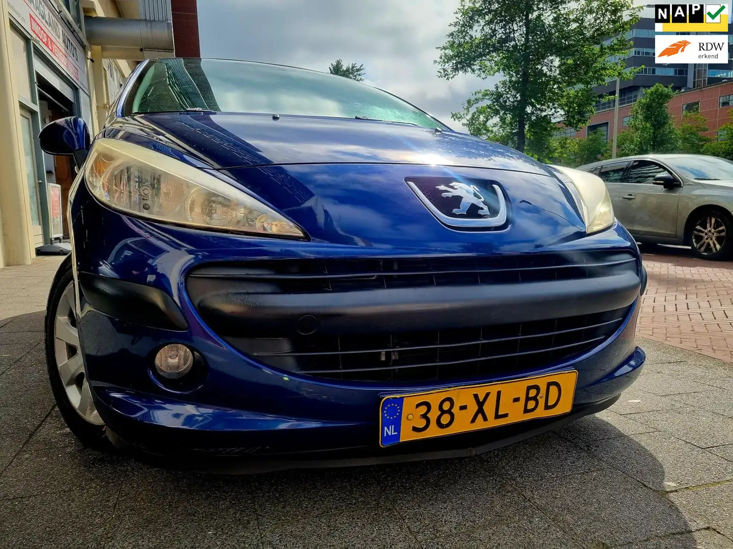 Peugeot 207 1.4 Color-line Airco ElecRam Blauw - 1