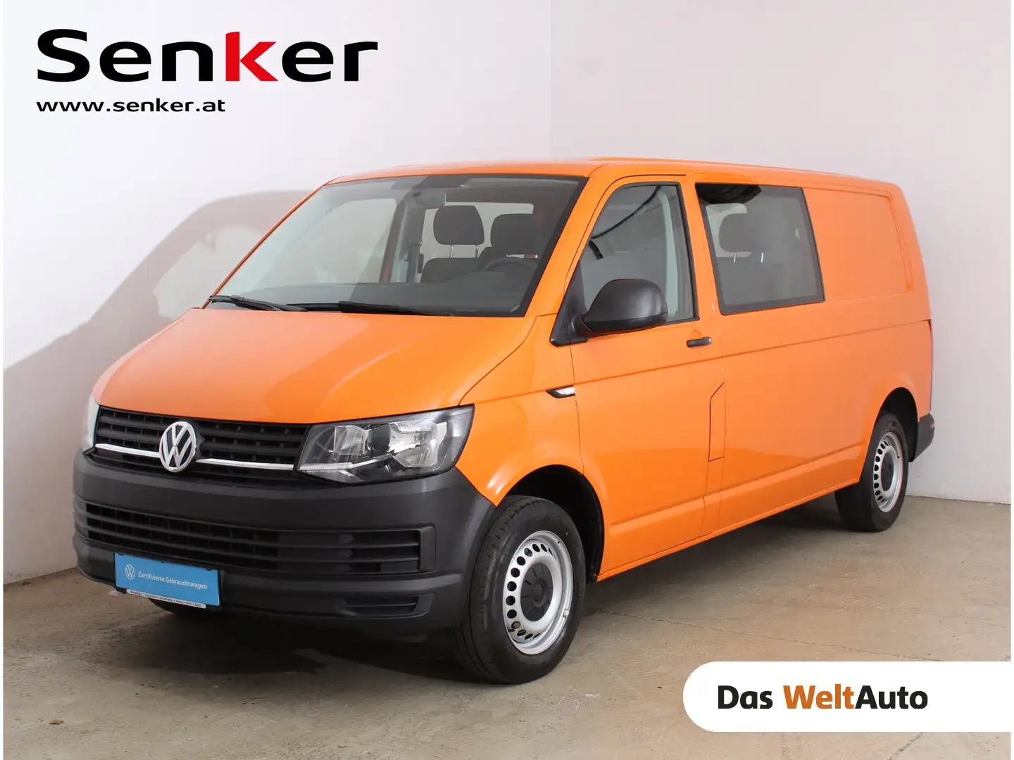 Volkswagen T6 Transporter VW Doka-T6 Kastenwagen LR TDI Orange - 1