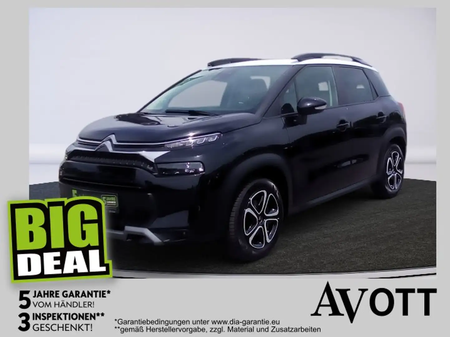 Citroen C3 Aircross PT 110 Feel 6 Gang-Manuell Schwarz - 1