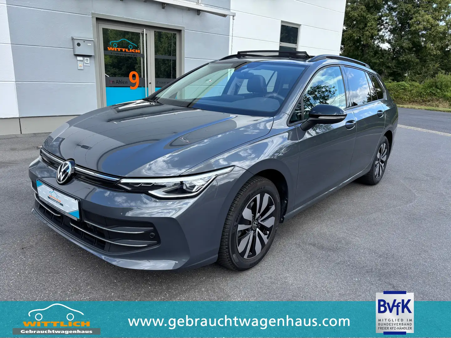 Volkswagen Golf Variant 1.5 TSI - "GOAL" +Schiebedach, +LED, +Garantie Grijs - 1