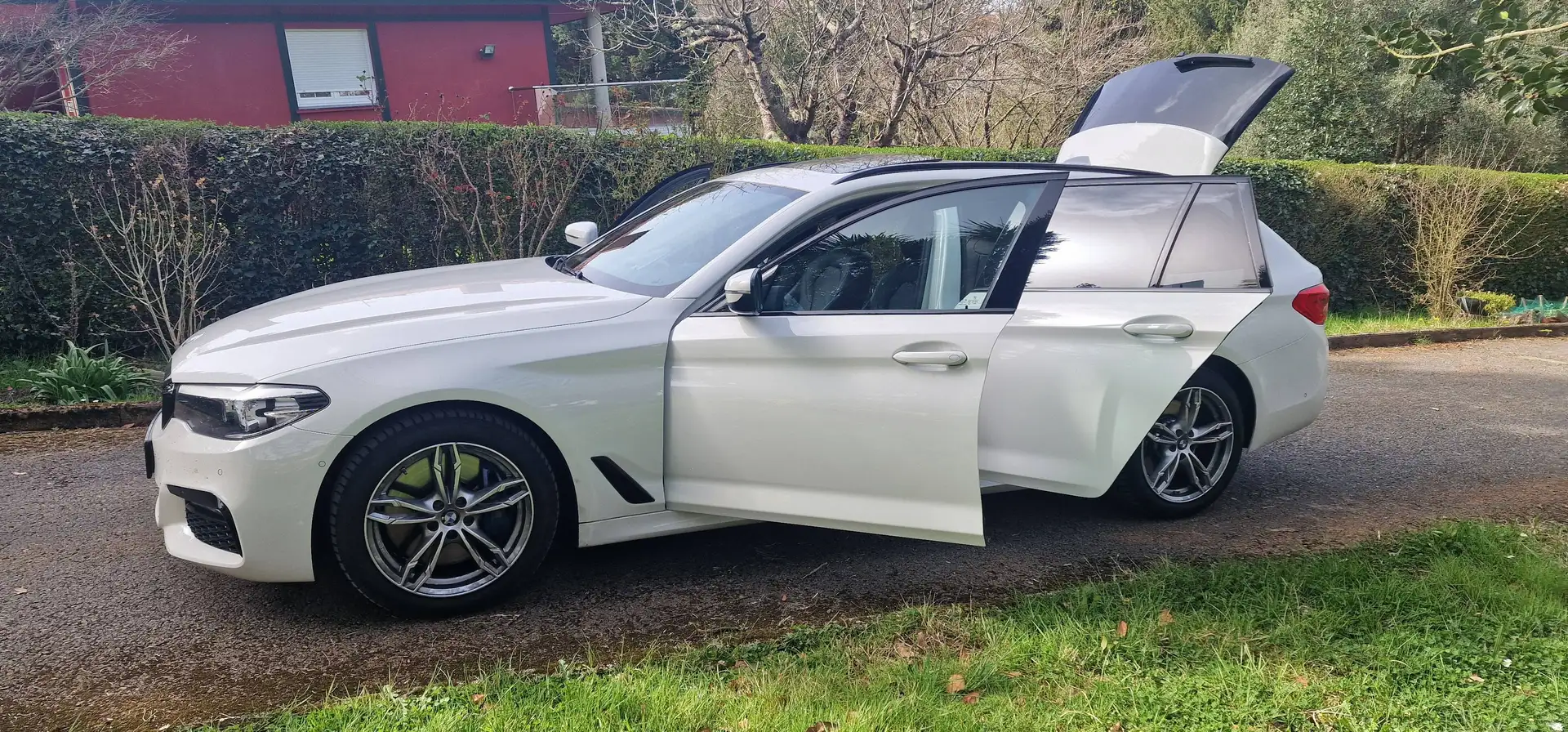 BMW 540 540d Touring xDrive Blanco - 1