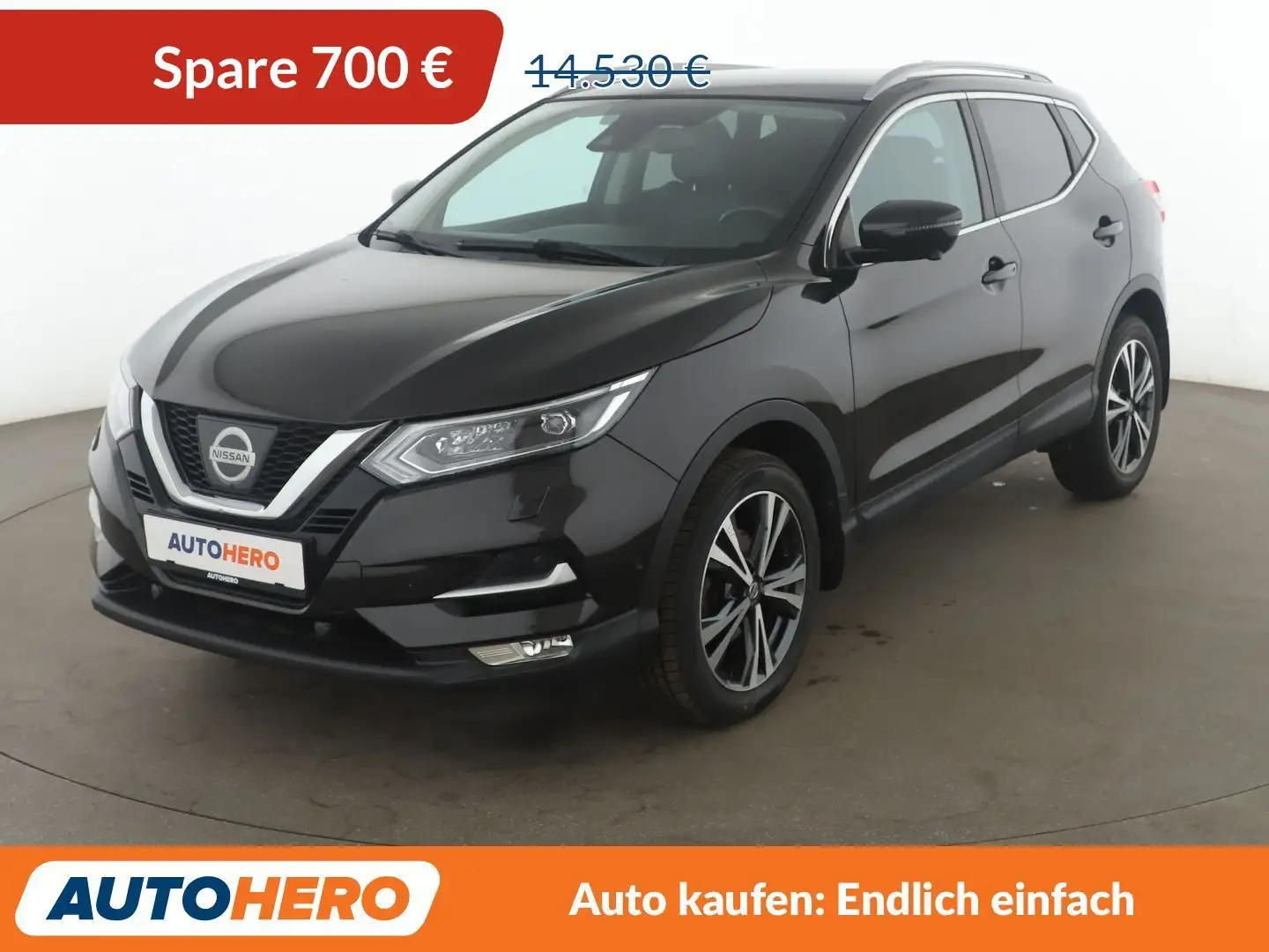 Nissan Qashqai 1.2 Tekna*NAVI*TEMPO*CAM*PDC*SHZ*KLIMA* Noir - 1