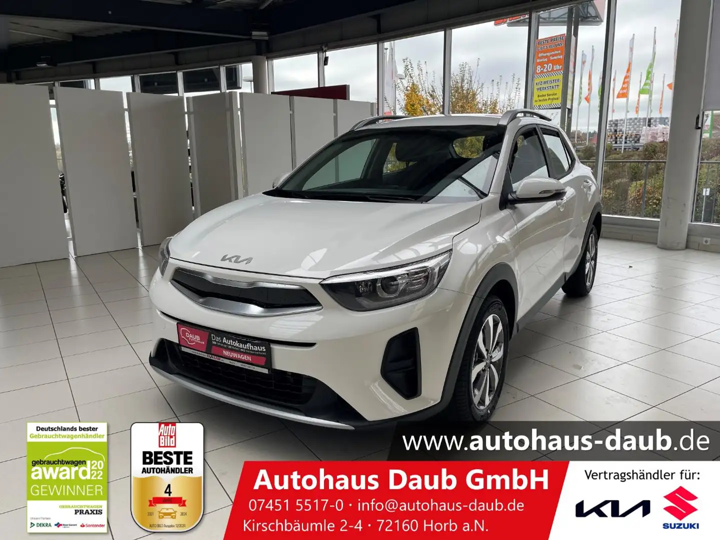 Kia Stonic 1.0T Vision+Automatik Weiß - 2