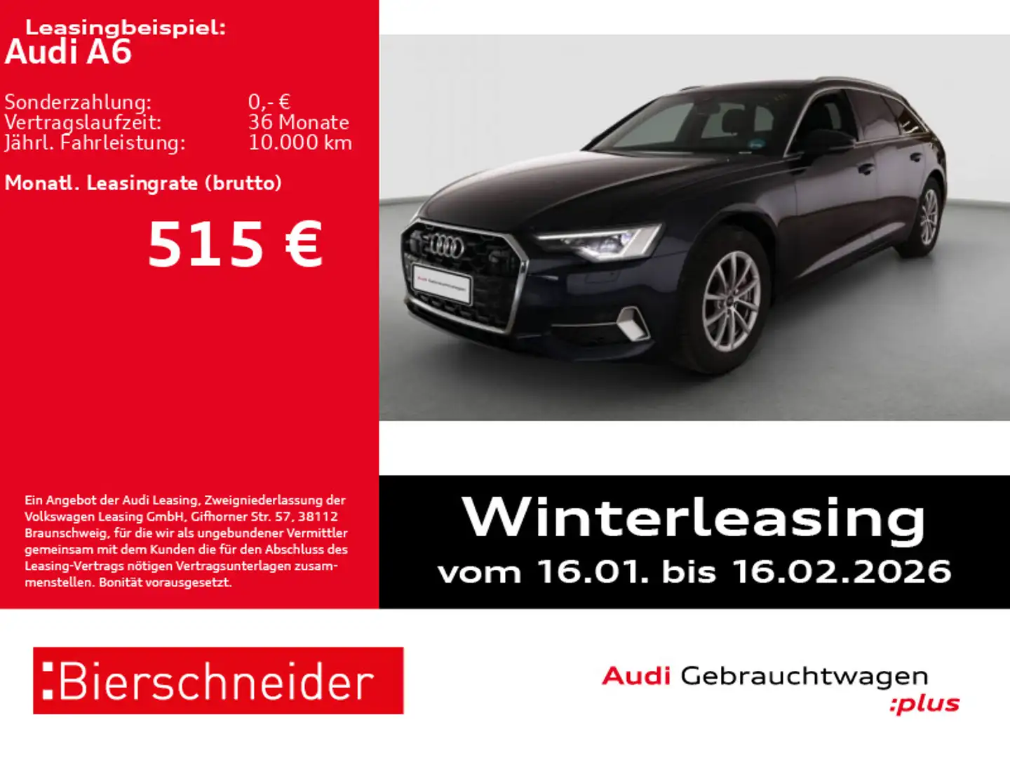 Audi A6 Av 45 TFSI qu advanced AHK MATRIX PANO CAM AC Blau - 1